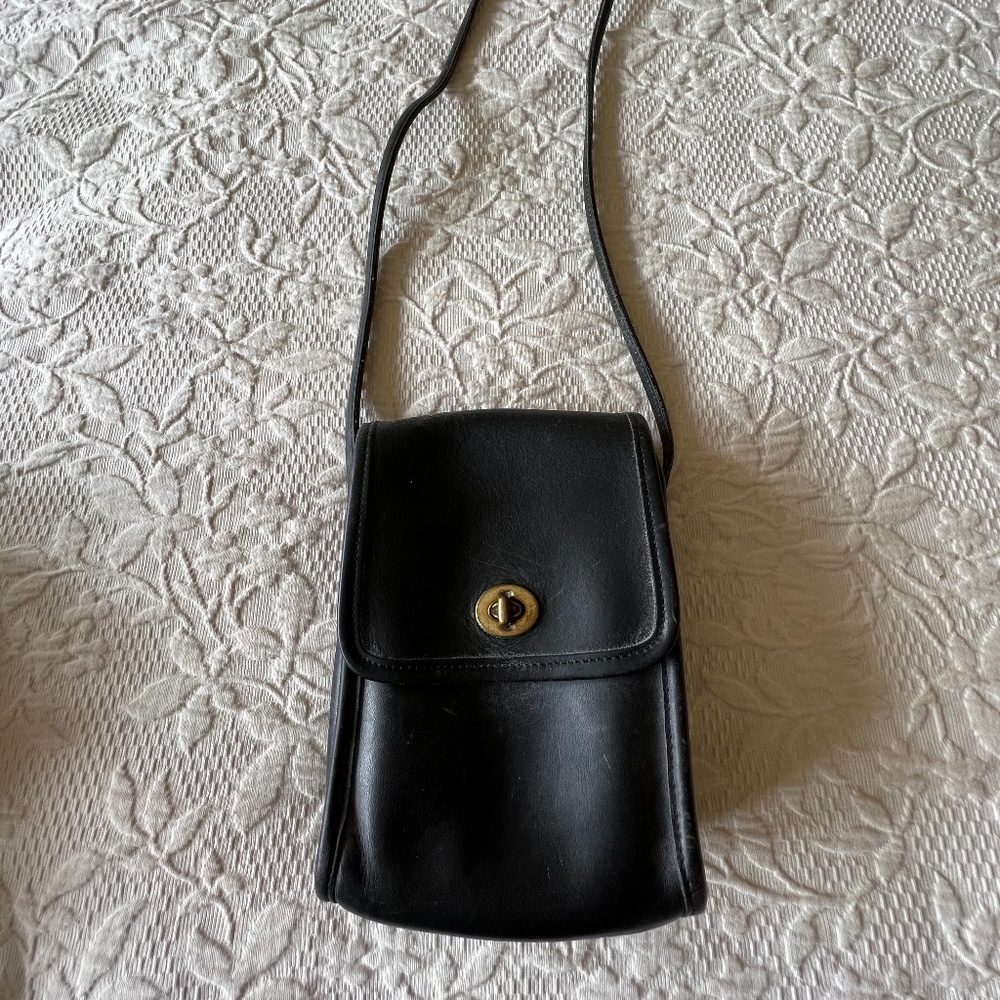Coach Black Leather Purse